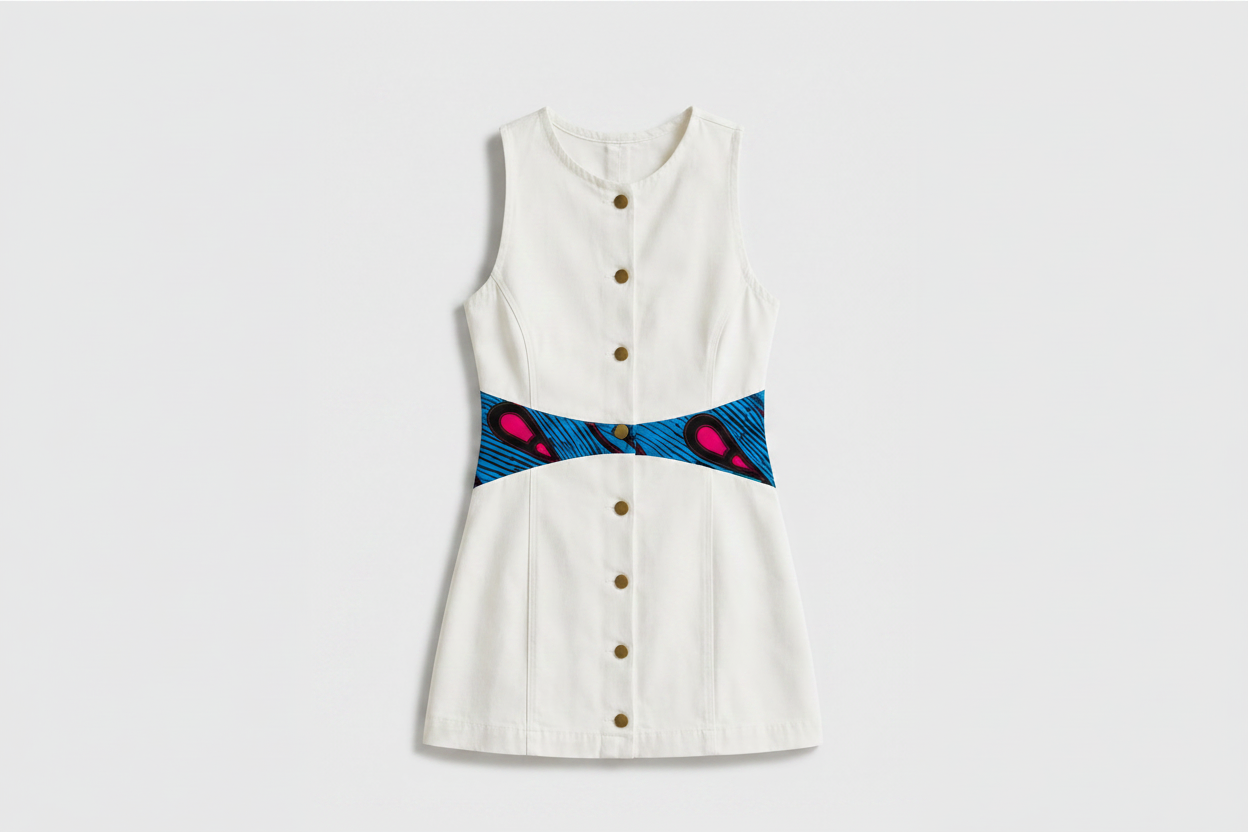 AZURÍE Ankara Mini Dress